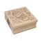 Pumpkin Spice Latte Coffee Autumn Leaves Square Rubber Stamp for Stamping Crafting